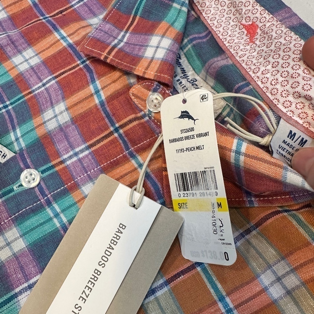 Tommy Bahama Barbados Breeze Linen Shirt - Medium - Picture 5 of 6